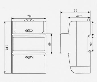 ЛЕ 221,1,R4,D0,5–60A (DIN-рейка)