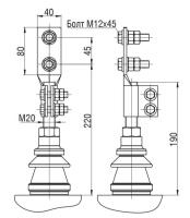 400 кВА зажим контактный НН