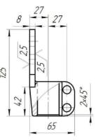 1000 кВА зажим контактный НН (литьё DIN, М30х2,0)