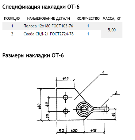 Оттяжка ОТ-6