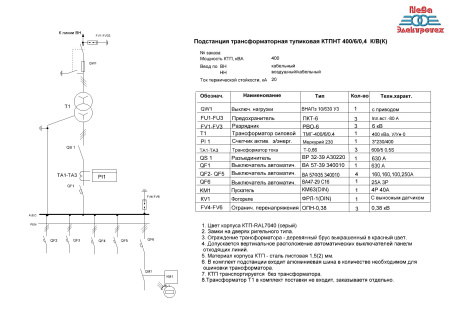 КТПНТ 400/6/0,4-К/В(К)-У1