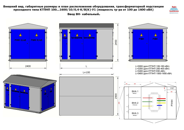 КТПНП 400/10/0,4-К/В(К)-У1